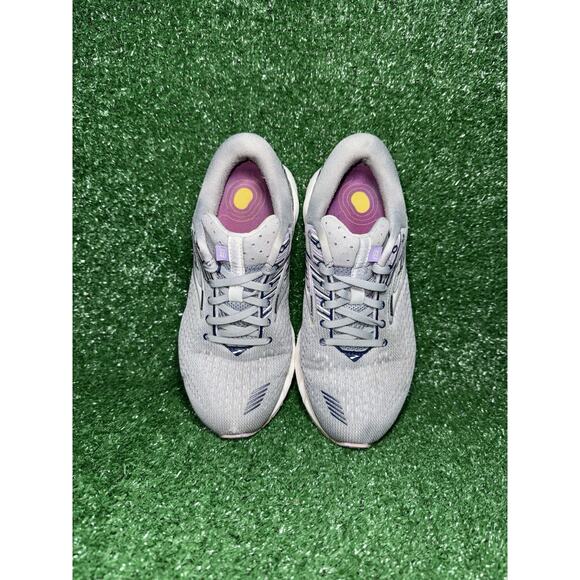 Brooks Adrenaline GTS 19 Grey Purple Running Shoes Womens Size 6.5 D 1202841D060 - Picture 6 of 9